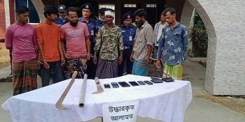 সিরাজদিখানে ৬ অটোরিক্সা ছিনতাইকারী গ্রেফতার, ৪টি অটো উদ্ধার