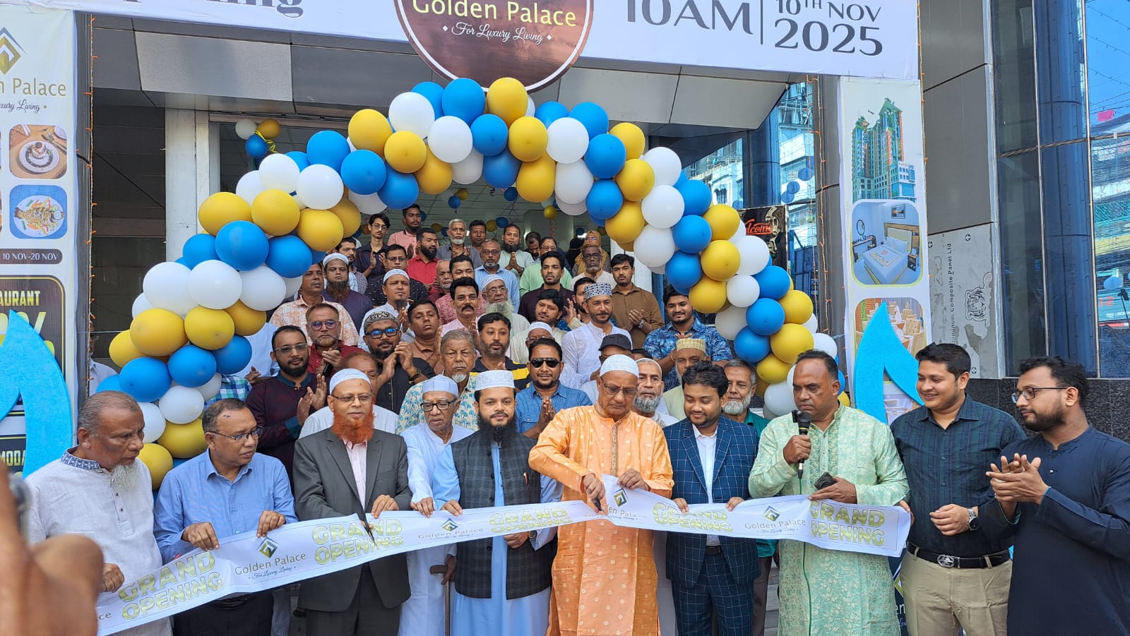 ফেনীতে চার তারকা মানের হোটেল ‘গোল্ডেন প্যালেস’ উদ্বোধন (ভিডিও’সহ)